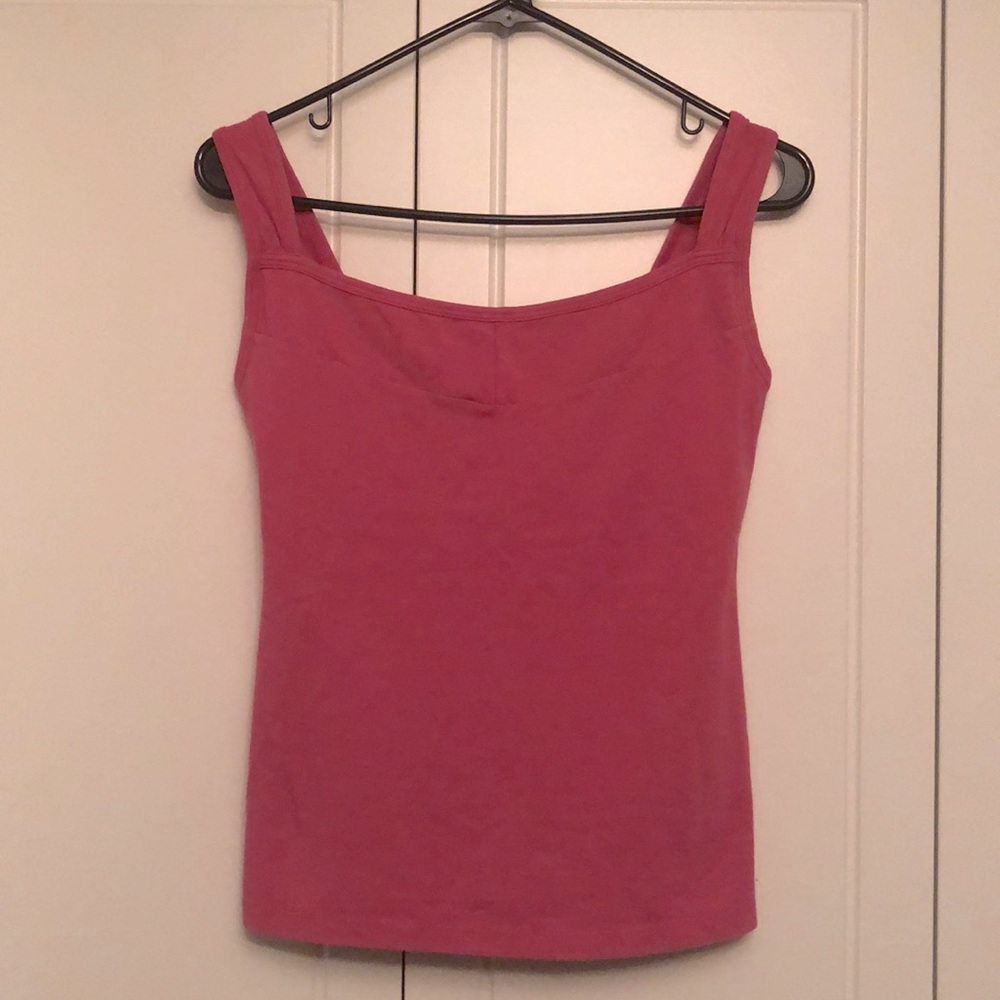 Omgirl pink organic cotton tank sz large